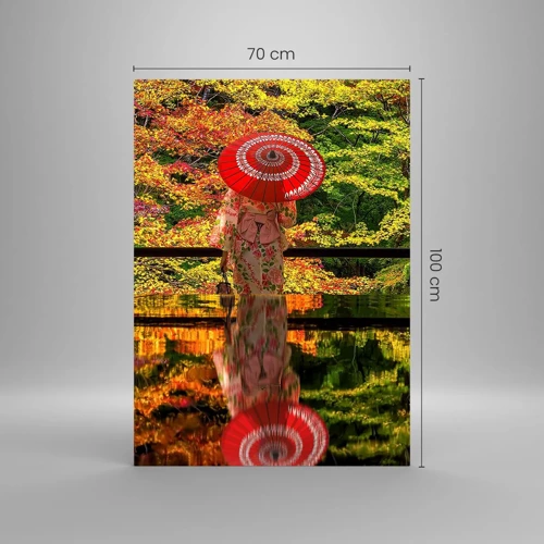 Glass picture - In a Temple of Nature - 70x100 cm