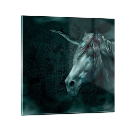Glass picture - In an Enchanted Forest - 70x70 cm