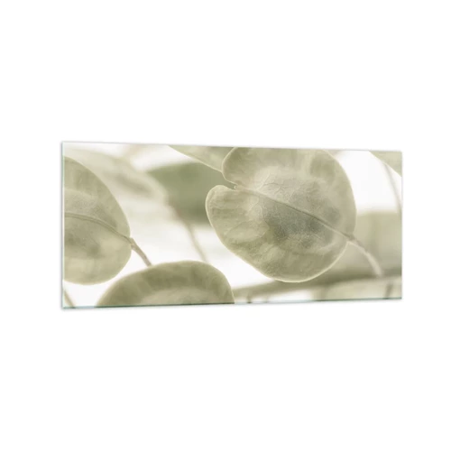 Glass picture - In the Beginning There Were Leaves… - 120x50 cm