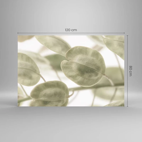 Glass picture - In the Beginning There Were Leaves… - 120x80 cm