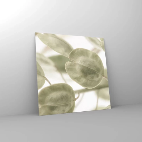 Glass picture - In the Beginning There Were Leaves… - 50x50 cm