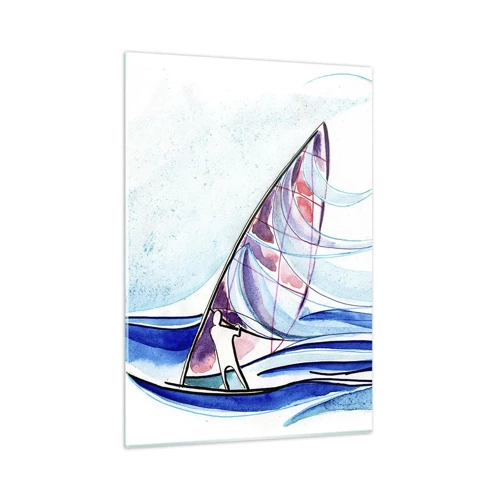 Glass picture - In the Rhythm of the Waves - 50x70 cm