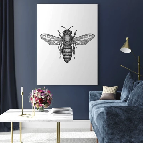 Glass picture - Insect Portrait - 50x70 cm