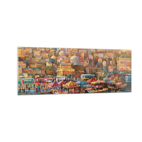 Glass picture - Istanbul Story - 140x50 cm
