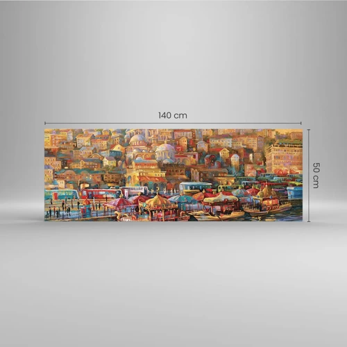 Glass picture - Istanbul Story - 140x50 cm