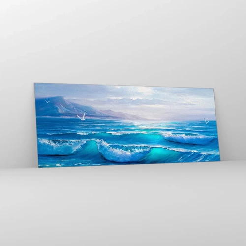 Glass picture - It Brings Bliss - 100x40 cm