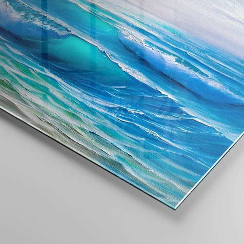 Glass picture - It Brings Bliss - 100x40 cm