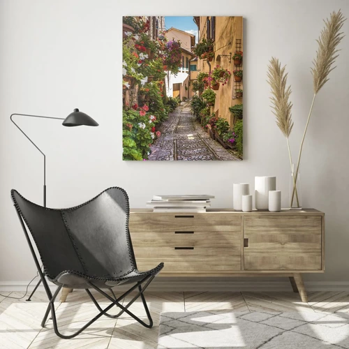 Glass picture - Italian Back Street - 50x70 cm