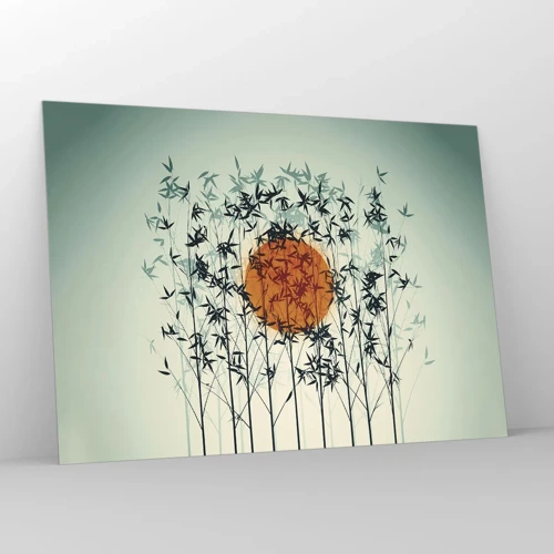 Glass picture - Japanese Sun - 100x70 cm