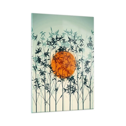 Glass picture - Japanese Sun - 50x70 cm