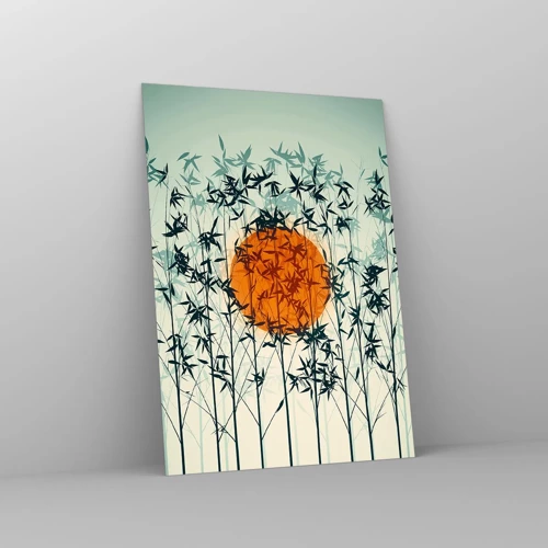 Glass picture - Japanese Sun - 50x70 cm