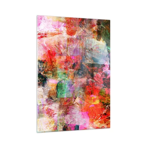 Glass picture - Journey through Pink - 50x70 cm