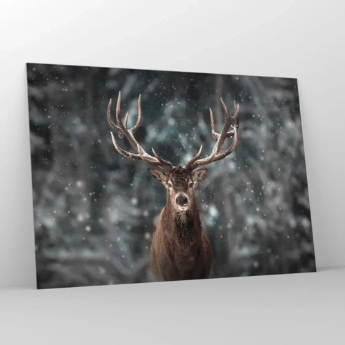 Glass picture - King of Forest Crowned - 100x70 cm