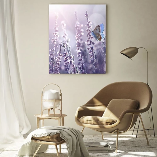 Glass picture - Kiss of a Butterfly - 80x120 cm