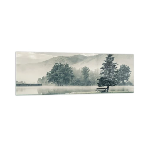 Glass picture - Lake Is Still Asleep - 160x50 cm