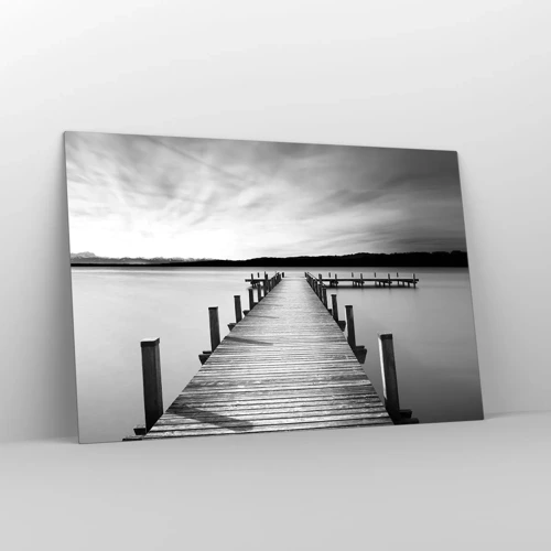 Glass picture - Lake of Peace - 120x80 cm