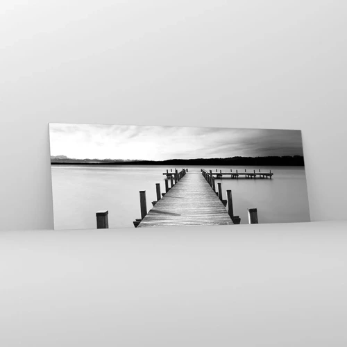 Glass picture - Lake of Peace - 140x50 cm