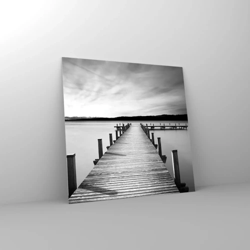 Glass picture - Lake of Peace - 70x70 cm