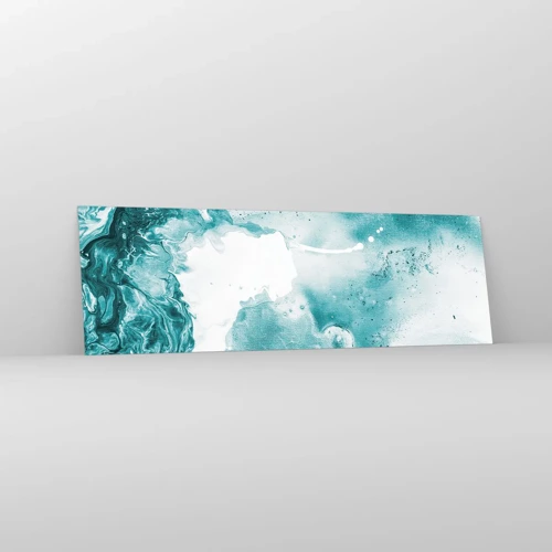 Glass picture - Lakes of Blue - 160x50 cm