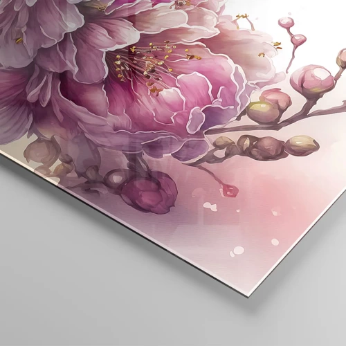 Glass picture - Land of Cherry Blossoms - 140x50 cm