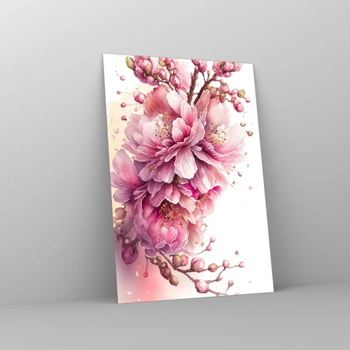 Glass picture - Land of Cherry Blossoms - 70x100 cm