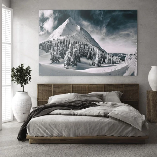 Glass picture - Land of Snow and Ice - 120x80 cm