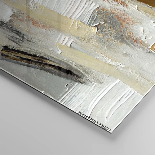 Glass picture - Layers of Colour - 100x40 cm