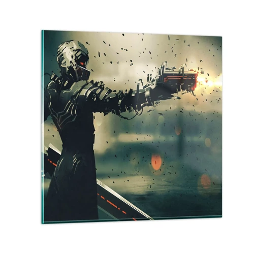 Glass picture - Lethal Weapon- Your Own Terminator - 30x30 cm