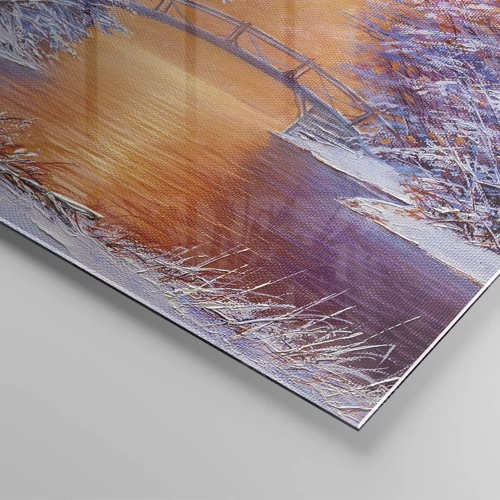 Glass picture - Let's Meet Here - 160x50 cm