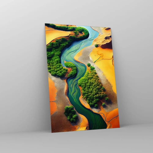 Glass picture - Life-giving River - 70x100 cm