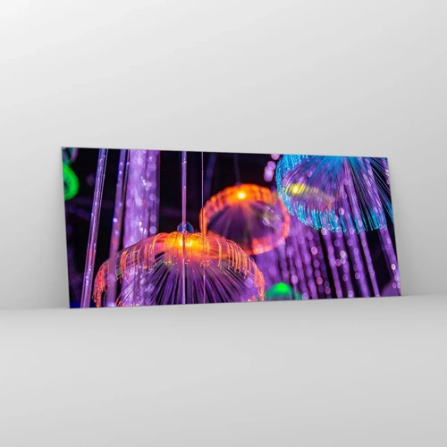 Glass picture - Light Fountain - 120x50 cm