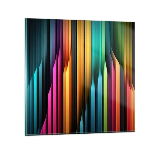 Glass picture - Light Organs - 40x40 cm