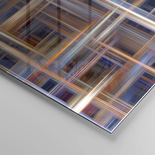 Glass picture - Light Woven - 70x100 cm