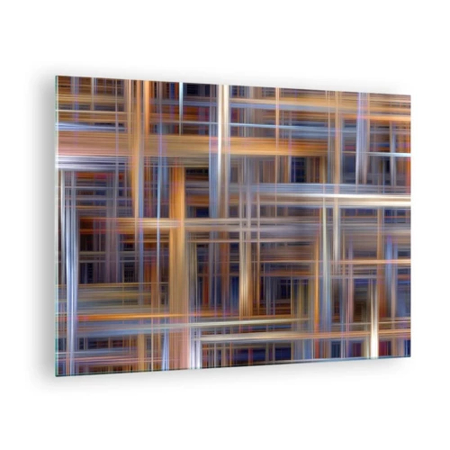 Glass picture - Light Woven - 70x50 cm
