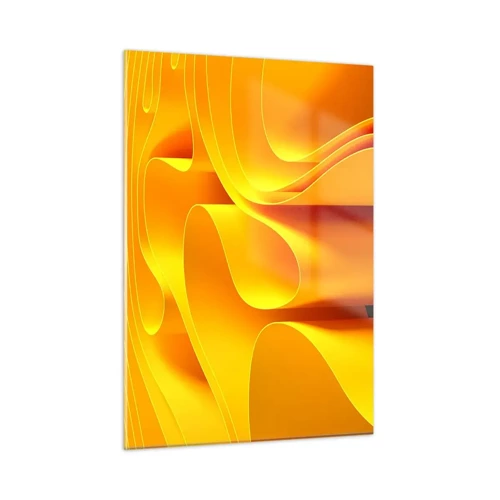 Glass picture - Like Waves of the Sun - 50x70 cm