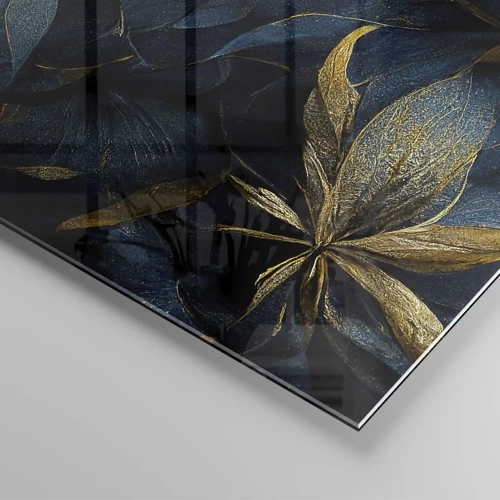 Glass picture - Lined with Gold - 70x100 cm
