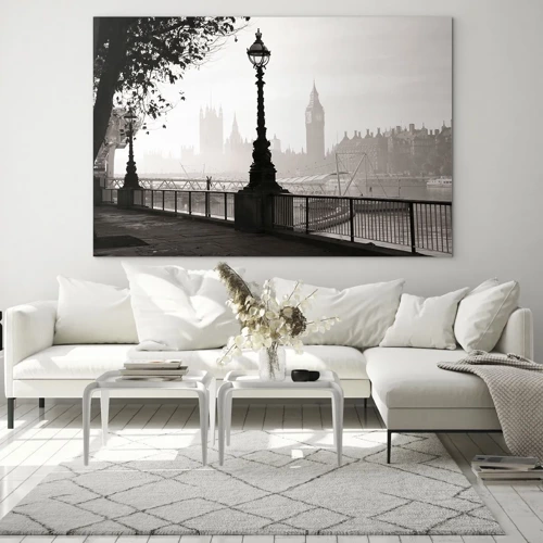 Glass picture - London Morning - 100x70 cm