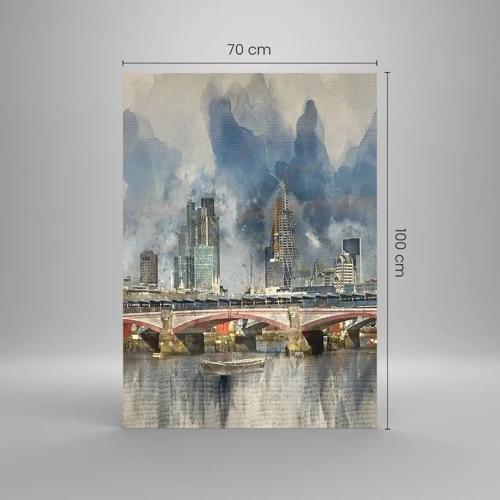 Glass picture - London in Its Beauty - 70x100 cm