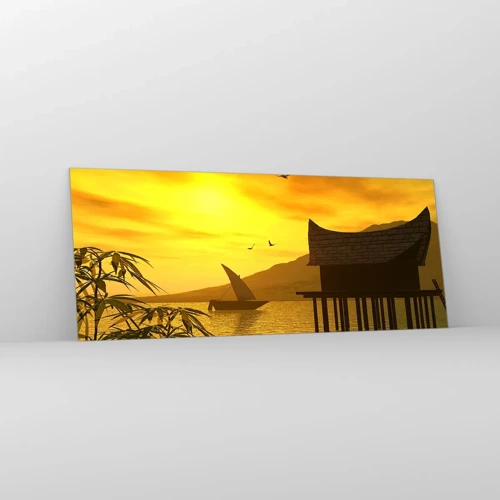 Glass picture - Long-Awaited Peace - 100x40 cm