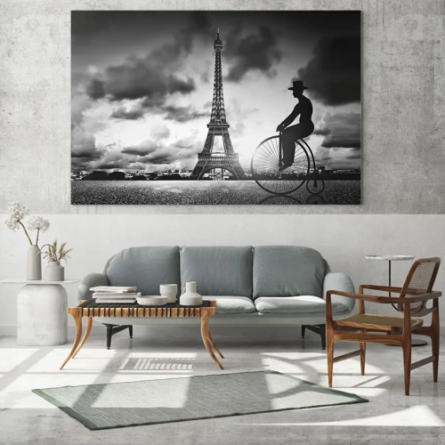 Glass picture - Longing for Belle Epoque - 70x50 cm