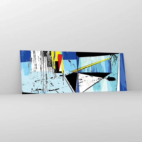Glass picture - Looking at the World at an Angle - 140x50 cm