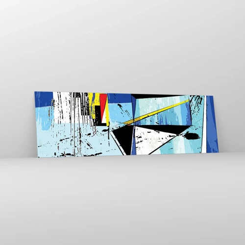 Glass picture - Looking at the World at an Angle - 160x50 cm
