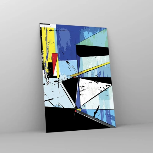 Glass picture - Looking at the World at an Angle - 50x70 cm