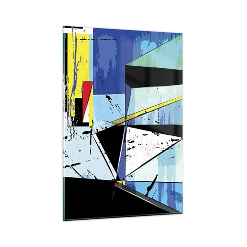 Glass picture - Looking at the World at an Angle - 80x120 cm