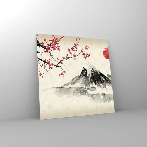 Glass picture - Love Japan - 60x60 cm