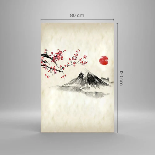 Glass picture - Love Japan - 80x120 cm