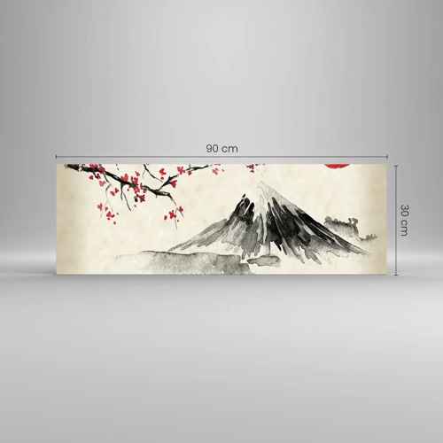 Glass picture - Love Japan - 90x30 cm