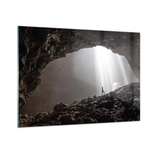 Glass picture - Luminous Grotto - 100x70 cm