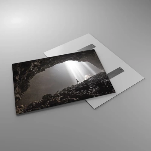 Glass picture - Luminous Grotto - 100x70 cm