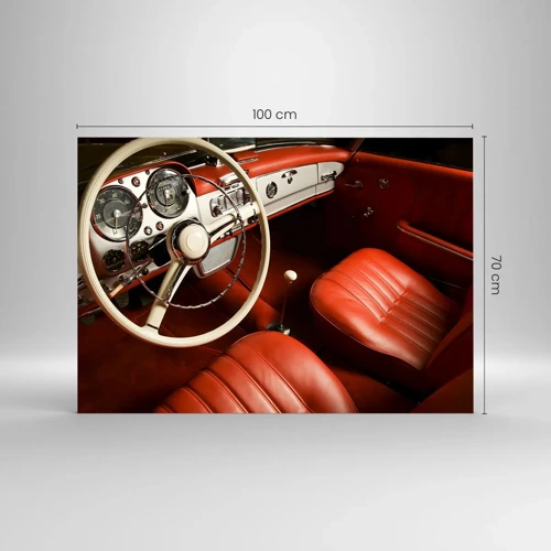 Glass picture - Luxury Vintage Style - 100x70 cm